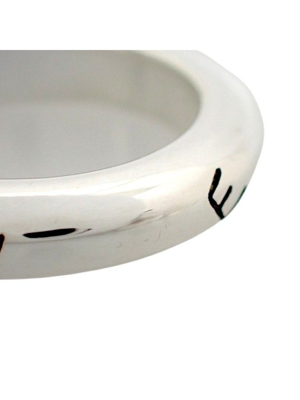 Chanel Logo Ring Wit 925 Sterling Silver - Picture 9 of 12
